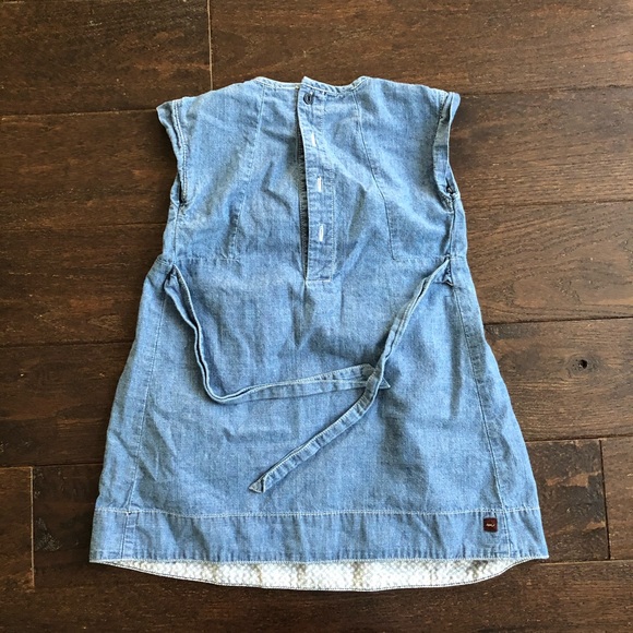Tea Collection size 4 chambray dress - Picture 2 of 2